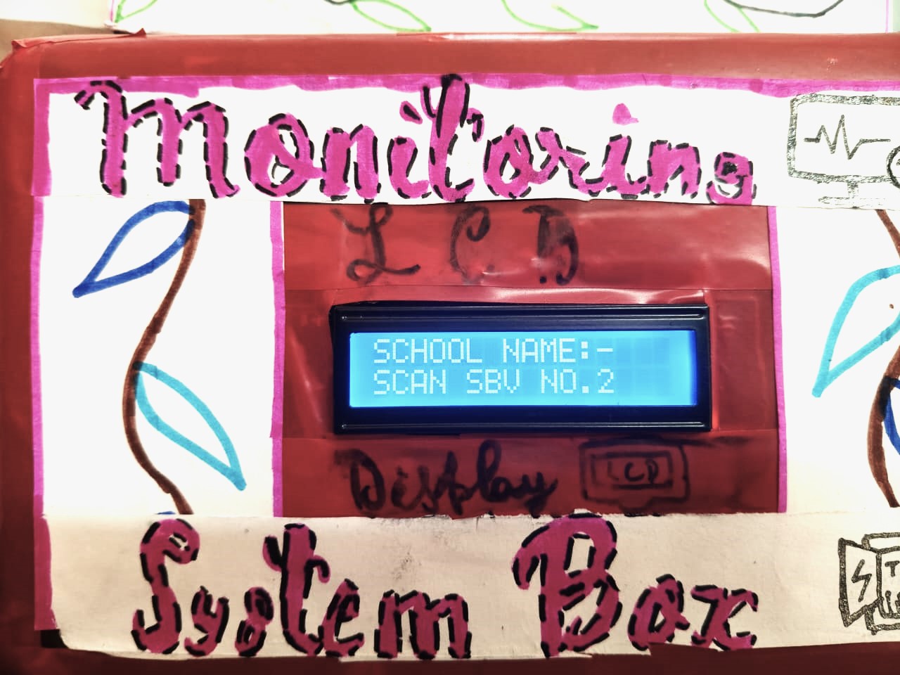 LCD/Display while system is on